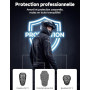 KEMIMOTO Veste Moto Homme, Blouson Moto avec Protections Conforme CE Amovible, Veste Motos Été en Maille Respirant pour Blouson