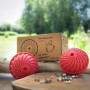 Hinrichs 2 x Boule de Lavage Machine a Laver- Lavage Linge avec Perles en Céramique - Laver sans Lessive - Pour env. 1500 lavage
