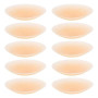 Lot de 10 coussinets de tétons autocollants en silicone pour femme, protection invisible, cache-tétons, autocollants, lavables e