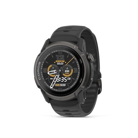 COROS APEX 4 Montre GPS, écran Tactile MIP 1,3", Cartes mondiales + Navigation itinéraire, autonomie 41 Jours, Montre Sport, Mic