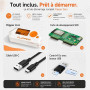 Flipper Zero Kit WiFi | Flipper Zero | Carte WiFi | Carte mémoire 64 Go | Lecteur de Carte USB