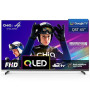 CHIQ L43QST 43 Pouces TV Smart Google TV QLED 2K UHD avec HDR10, ALLM&VRR pour Jeu, MEMC, Contrôle Vocal, Design Métallique Ultr