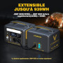 VTOMAN Jump 600X Station électrique Portable avec 110W Panneau Solaire - 600W/299Wh Générateur Solaire LiFePO4 Batterie électriq