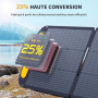 VTOMAN Jump 600X Station électrique Portable avec 110W Panneau Solaire - 600W/299Wh Générateur Solaire LiFePO4 Batterie électriq