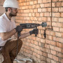 CCLIFE Scie à Cloche Trépan Couronne Carotteuse à Sec Ø 82 mm avec adaptateur SDS plus pour Maçonnerie et Béton