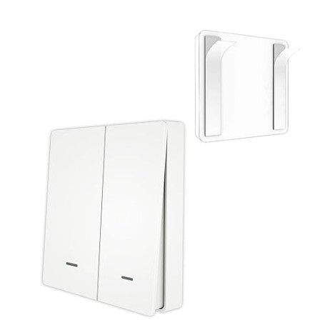 MOES Tuya ZigBee Interrupteur de scène sans fil, alimenté par piles bouton mécaniques, réalise une scène domotique intelligente,