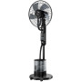 NebulaFlow Ventilateur Brumisateur sur pied 2026 – Réservoir 4L, 7,5h, minuterie, 5 vitesses & 3 modes. Oscillation + télécomman