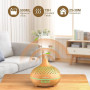 ZOVHYYA Diffuseur Huiles Essentielles 500ML Diffuseur Arômes Humidificateurs Diffuseur 14 LED avec Télécommande 3 Minuterie et A