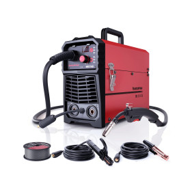 ARCCAPTAIN Poste a Souder MIG MAG sous gaz protecteur avec IGBT 140A AC230V, Poste à Souder 5 en 1 avec fil fourré FLUX/MMA E-Ha