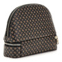 GUESS Dome Cosmetic Pouch L Mocha Logo Multi