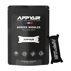 APPYAIR® Bandes nasales, 30 bandes anti ronflement, améliore la qualité du sommeil & la respiration en cas de nez bouché, bonne