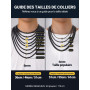 PROSTEEL 2/4/6/8 mm Chaine Acier Inoxydable pour Femme Homme, Collier Chaine Plaqué Or, Chainette Noire à Maillon Boîte Aplati -