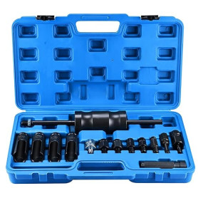 FreeTec Jeu d'extracteurs d'injecteurs diesel - Extracteur d'injection - Extracteur d'injecteurs - Outil CDI (14 pièces)