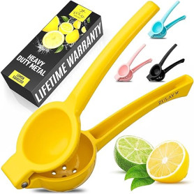 Presse-agrumes métallique de haute qualité Zulay Premium, presse-agrumes pour agrumes, presse manuelle pour extraire le maximum