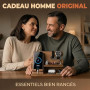 TESLYAR - Station d'accueil pour téléphone en bois pour homme, organisateur de bureau ou de chevet, cadeau d'anniversaire pour h