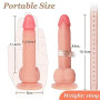 16,5 cm Petit Gode Pénis Design, Mini Gode en Silicone Souple avec Ventouse Forte, Queue de Dildo Naturelle Sex Toy pour Femme,