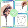 Kezidhp 550+pcs Aimants en Colorées – Jeu Magnétique Antistress pour Adultes et Adolescents, Jouet Fidget Relaxant en Hématite a