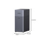 UGREEN NASync DH2300 NAS Bureau 2 Baies, 4Go RAM, Connexion NFC One-Touch, LAN 1GbE, Album Photo IA, Système NAS Facile pour Déb