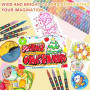 Laconile 72 Couleurs Feutre Acrylique, Stylos Acryliques à Pointe Pinceau pour le Coloriage Adulte ，Acrylic Paint Markers pour C