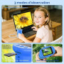 Microscope Numérique pour Enfants 1000X, Temodu 2.0 Pouces Microscope Enfant, 8 Lumières LED, Sciences de Plein air pour Les 3 A