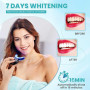 Kit de Blanchiment Dentaire, Teeth Whitening Kit avec 32X LED Lampe de Blanchiment 3Pcs Gel Blanchisseur, Soins Dentaires à Domi