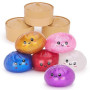 Toyland® Bourbe Bao Surprise Brillante et Moelleuse - Jouet sensoriel Anti-Stress avec boîte Vapeur en Plastique - Jouet à Press