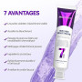 Dentifrice 7Pro Blanchissant – Blanchiment Intensif avec 7 Probiotiques et Microbilles Explosives pour un Sourire Éclatant et un
