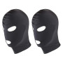 JIHUOO Lot de 2 masques ouverts pour les yeux ouverts, masque complet pour le visage, cagoule, ski, moto, cyclisme, protection U