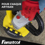 FANZTOOL Carter d’aspiration pour Meuleuse, Équipé d'un Disque de Ponçage Béton 125 mm, Qualité Professionnelle, Brosses à Resso
