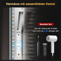 SONNI Miroir de salle de bain avec éclairage LED, 60 x 50 cm, miroir mural Bluetooth anti-buée, 3 couleurs de lumière réglables