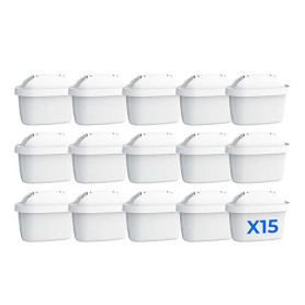 Waterdrop Lot de 15 cartouches filtrantes à eau de rechange pour Maxtra+® Plus, Pro tout-en-1, compatibles avec carafe Brita® Ma