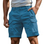 Générique Short Cargo Homme Bermuda Homme Shorts Et Bermudas Travail Coton Ceinture Elastique Boardshort Grande Taille Pantalon 