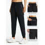 Libin Pantalon de Randonnée Femme Été Jogging Cargo Léger Séchage Rapide Imperméable Montagne Pantalon pour Casual Extérieur Tra