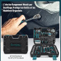 Sundpey Boite a Outils Complete 281 pièces - Caisse a outil pour Hommes et Femmes Malette Outils Complet Avec Ensemble de Clés à