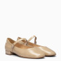 miMaO. Mary Jane à lanière en Cuir venis pour Femme. Fabrication Artisanale