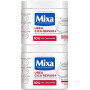 Mixa Pack Cream Cream Cica Repair+ Urée pour peaux très sèches avec 10% [Urée + Panthénol]. Lisse, réduit la rugosité et le calm