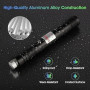 LANMAOMAN Lampe torche Mini rechargeable longue distance pour écrans TV/LED/LCD tactiques bureau/camping/astronomie/construction