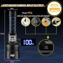 BEYSTE Lampe Torche LED Ultra Puissante, 1000000 Lumens Lampe De Poche, Torche LED Puissante Rechargeable, Lampe Torche Puissant