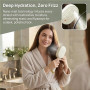 Brosse à vapeur électrique, fer à lisser à vapeur rechargeable avec spray, peigne démêlant antistatique 3 en 1 et massage à cous