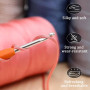 Uiopa Fil Macramé 3mm x 200m Bande de Macramé en Polypropylène Fil Crochet pour Sac en Crochet, Panier, Tricot, Bricolage, Artis