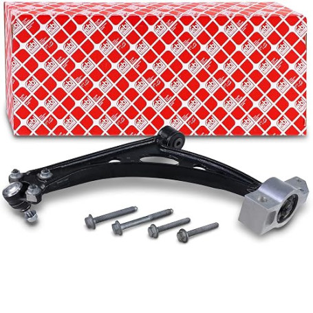 febi bilstein 40104 Bras de suspension avec paliers, articulation, support, écrou-frein et vis, 1 pièce