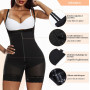 YIANNA Shapewear Femme Gaine Ventre Plat Invisible Amincissante Zipper Body Shaper Gainant Combinaison Sculptant