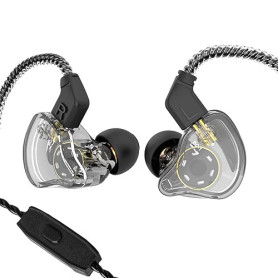 Yinyoo CCZ Melody Écouteurs Intra-Auriculaires Ecouteurs Filaire avec Micro Son Hi-FI Basses Puissantes IEM Gaming 1DD+1BA avec