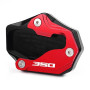 LLIDFONK Pour Honda ADV350 Forza 350 NSS350 NSS 350 Accessoires de moto en aluminium Support de pied Support latéral Coussinet a