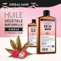 Huile de ricin 1 litre - Pure et Naturelle - barbe, Cheveux, cils, Ongles, Peau