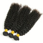 Tissage Bresilien Cheveux Humain Kinky Curly Bundles Meches Tissage Naturel Bouclés 100% Unprocessed Virgin Hair Extensions Natu