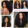 Tissage Bresilien Cheveux Humain Kinky Curly Bundles Meches Tissage Naturel Bouclés 100% Unprocessed Virgin Hair Extensions Natu