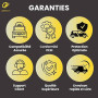FINAO AUTOPARTS Clignotant latéral | Installation facile & qualité OEM | Compatible avec Renault Kangoo II