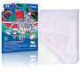 TOJUNE Feuilles de Plastification à Froid Auto-adhésives Holographiques A4 | Feuilles d'autocollants Transparentes Imperméables