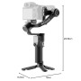 DJI RS 3 Mini, stabilisateur léger à nacelle 3 Axes pour Canon/Sony/Panasonic/Nikon/Fujifilm, Charge utile recommandée de 2 kg,